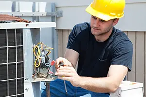 AC unit tune-up from professional HVAC contractors